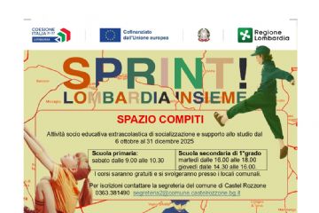 Bando &quot;Sprint! La Lombardia E&#39; Dei Giovani&quot; - Attivazione Spazio Compiti