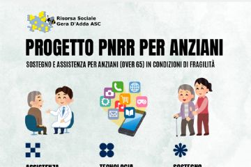 Nuovo Progetto PNRR dedicato agli anziani over 65 in condizioni di fragilità!